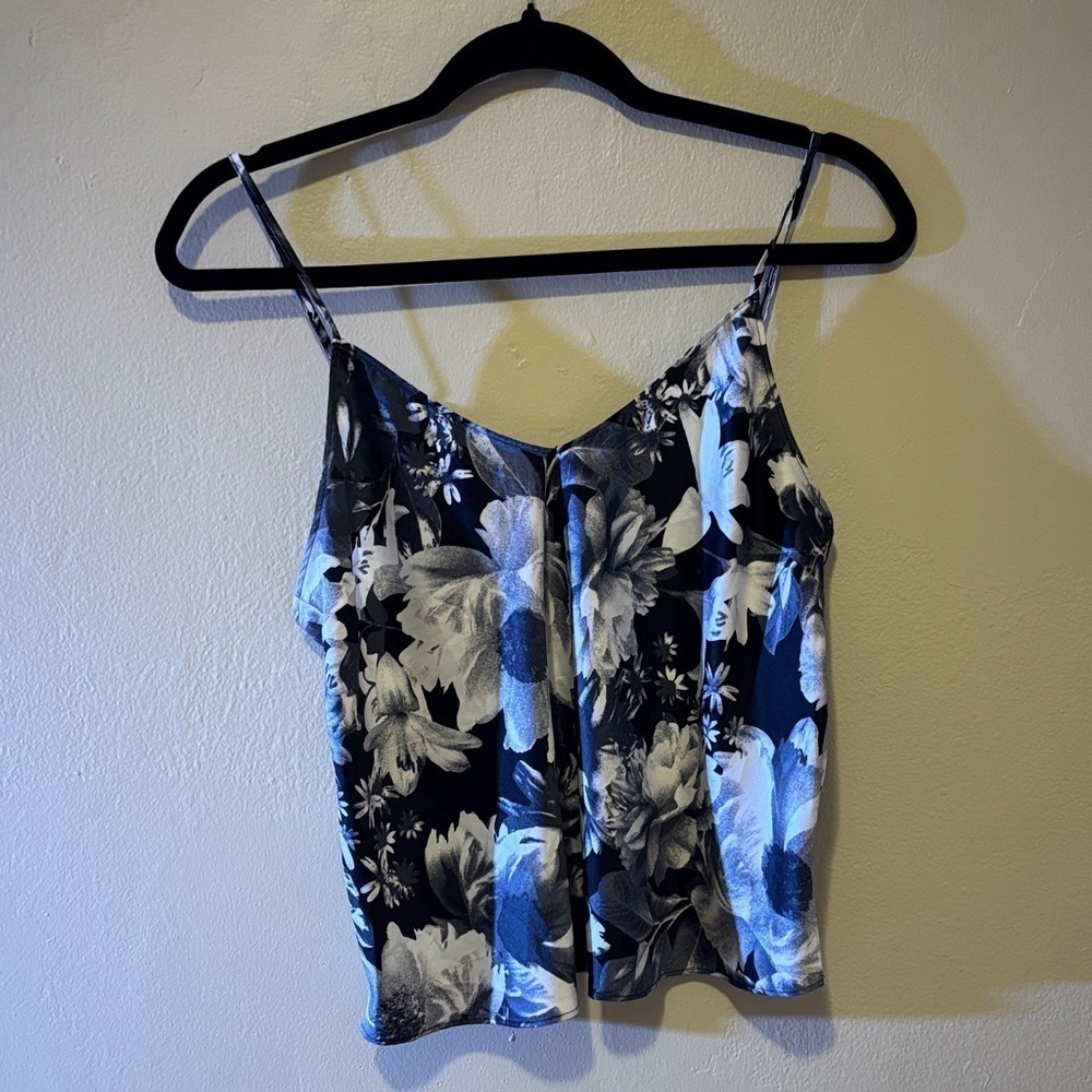 Victoria's Secret Black and White Floral Camisole